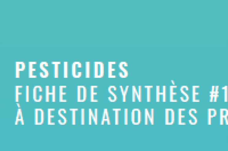 Pesticides : Fiches de synthèse à destination des professionnels de santé