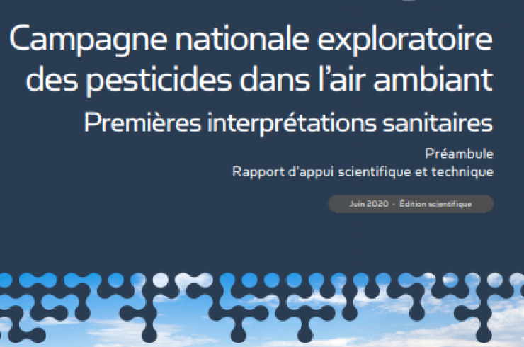 Campagne nationale exploratoire des pesticides dans l'air ambiant : Premières interprétations sanitaires