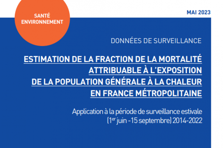 Estimation de la fraction de la mortalité attribuable à l'exposition de la population générale à la chaleur en France métropolitaine